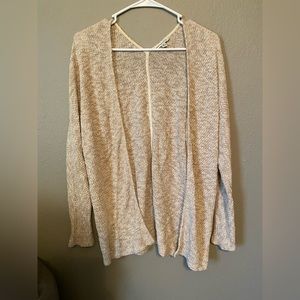 American Eagle Outfitters Beige/White Cardigan